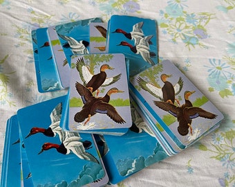 Vintage LOT of 110 DUCKS Mallard Ducks PLAYING Cards