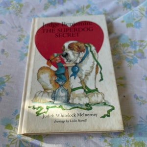 Vintage CHILDREN Book JUDGE BENJAMIN The Superdog Secret