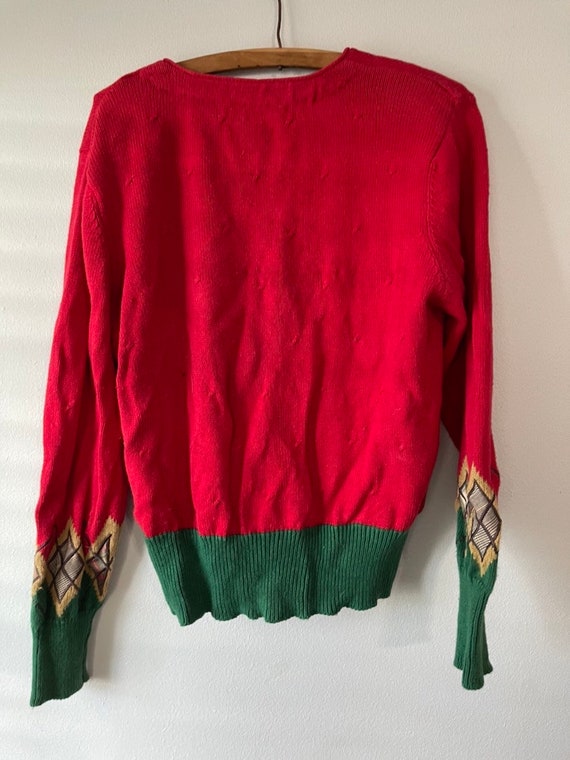 Vintage 1990s SUSAN BRISTOL Preppy SWEATER Cardig… - image 4