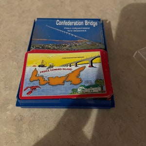 CARTE da gioco vintage NEW BRUNSWICK Isola del Principe Edoardo