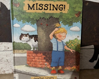 Vintage CHILDREN Book MISSING About a CAT