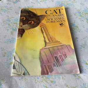 Livre pour enfants vintage CHAT et CANARIES Livres pour enfants Livres d&#39;histoires