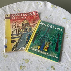 Vintage Lot of 2 Children’s MADELINE Books Storybooks