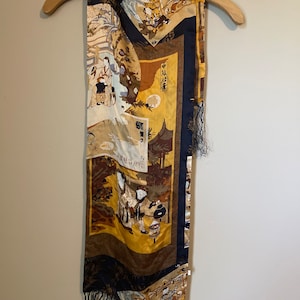GORGEOUS Vintage SILK SCARF