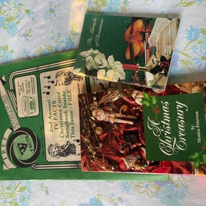 Vintage CHRISTMAS Lot of 3 Christmas Books Pamphlets Songs