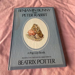 Vintage POPUP Children Book BENJAMIN BUNNY Peter Rabbit