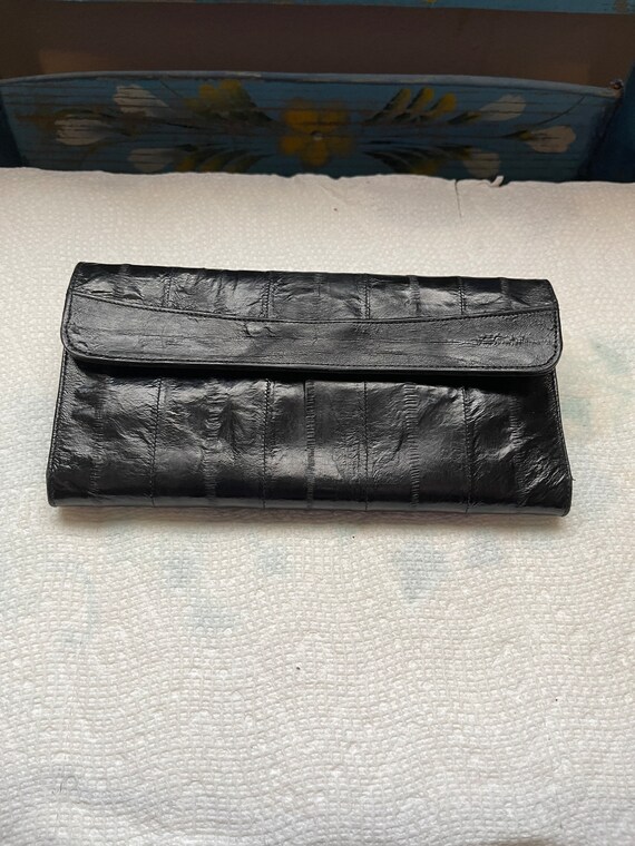 Vintage Black EELSKIN Wallet