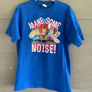 Vintage UNISEX Blue KELLOGGS Snap Crackle Pop TSHIRT Small to Medium