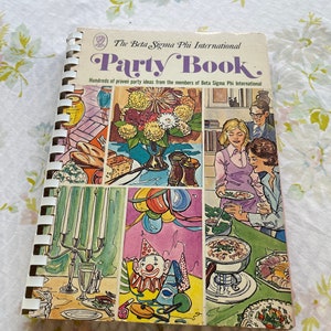 Vintage 1973 BETA SIGMA Phi PARTY Book