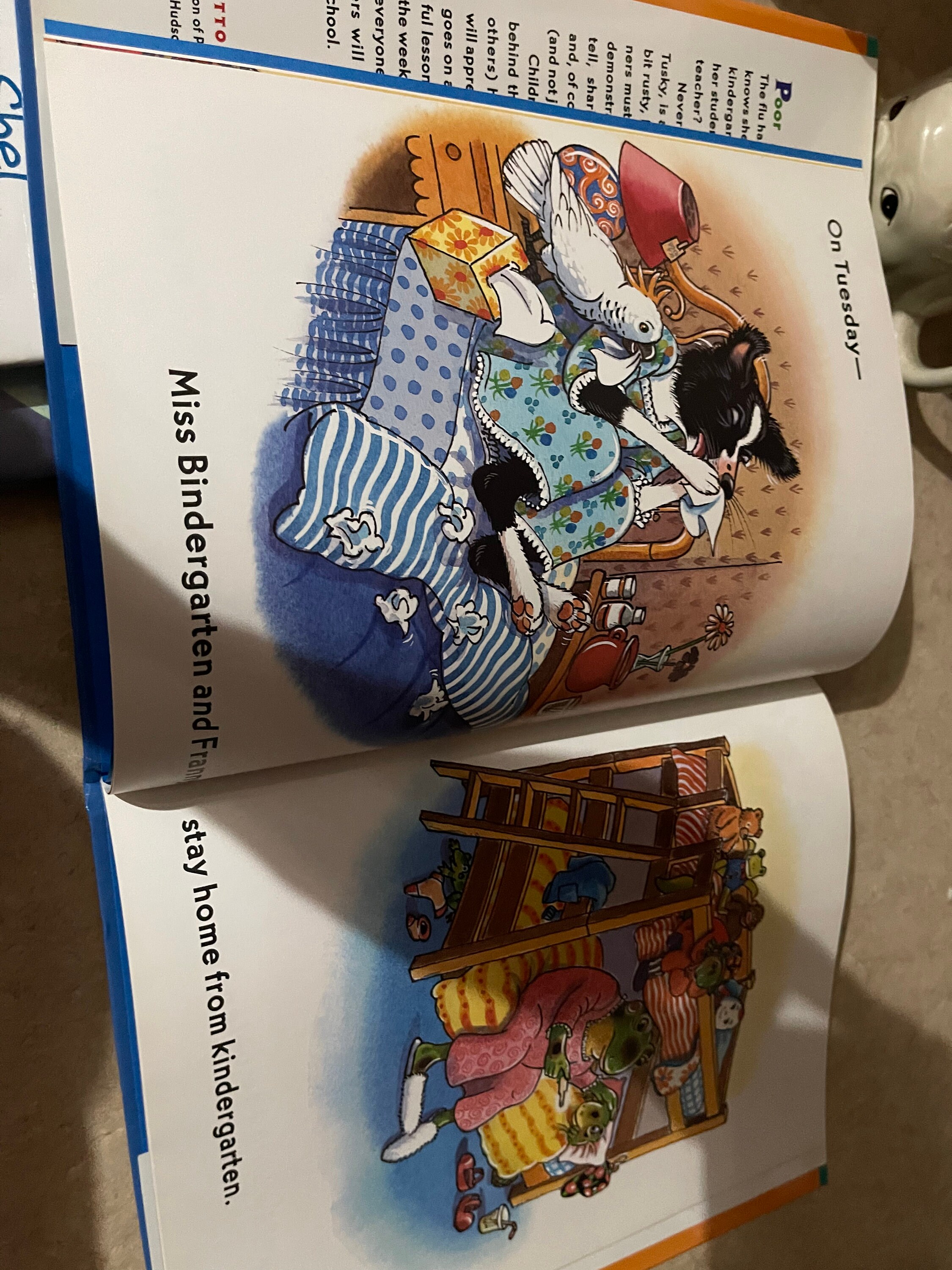Vintage CHILDREN Book Miss BINDERGARTEN Stays Home - Etsy