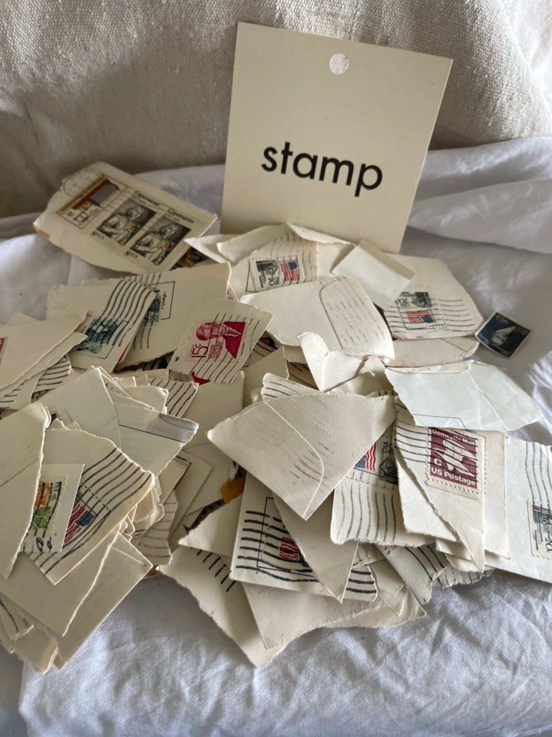 Huge Lot of Vintage POSTAGE STAMPS Scrapbooking Lot Paper - Etsy