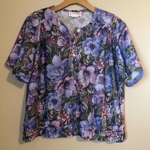 NIEDLICHE Vintage BLUMENBLUSE By Act medium