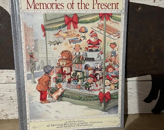 Vintage 80s CHRISTMAS Book Memories of the Present