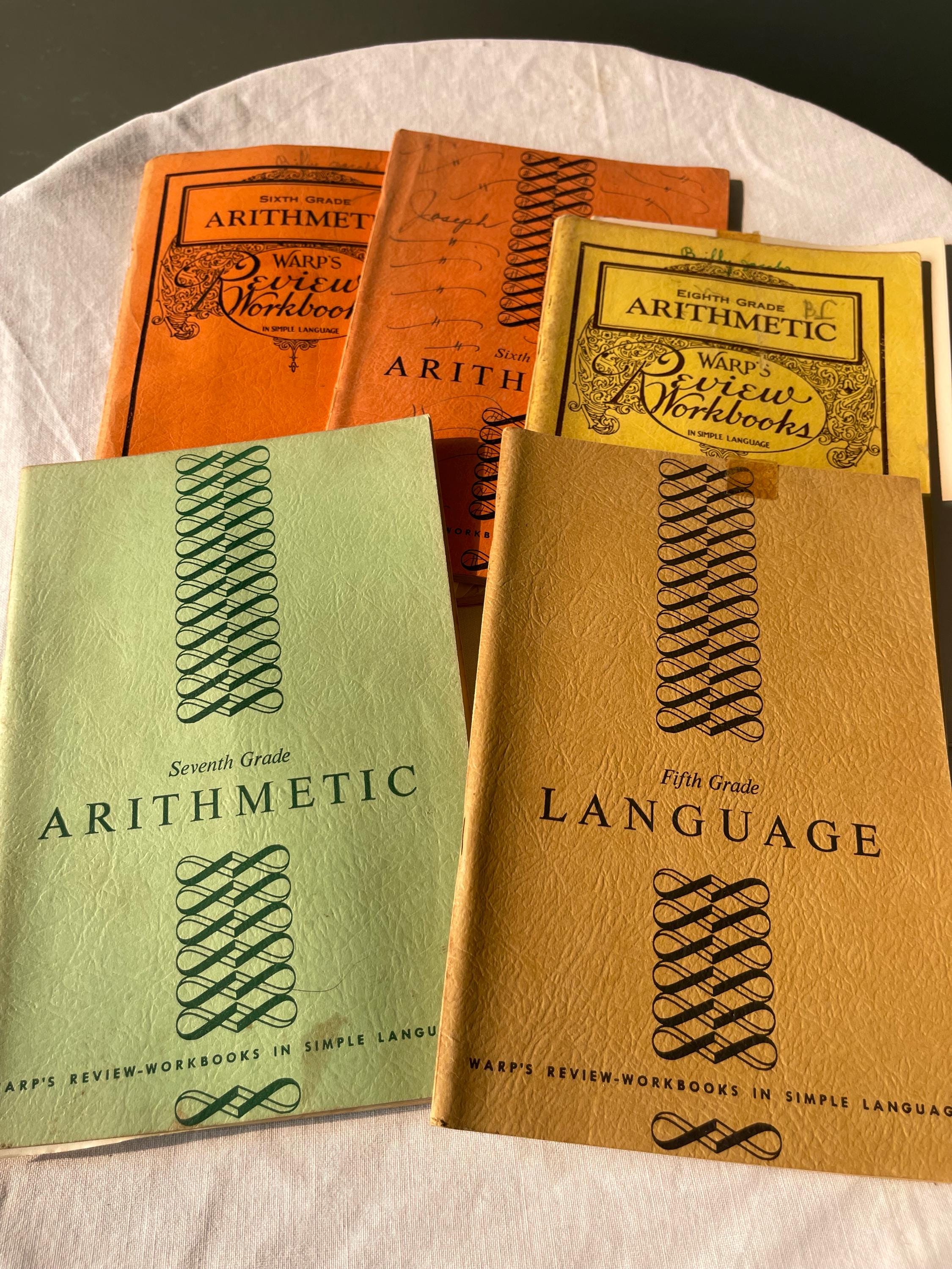 ヴィンテージ 5年生 6年生 7年生 算数 教科書 冊子 5冊セット - Etsy 日本