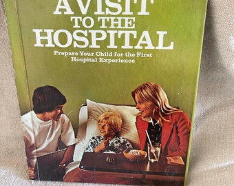 Vintage kinderboek Een bezoek aan het ziekenhuis