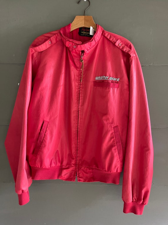 MENS Vintage 80s RED Weather Guard DUNBROOKE Jacke