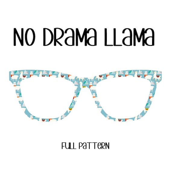 NO DRAMA LLAMA Eyewear Toppers, comes with N52 magnets