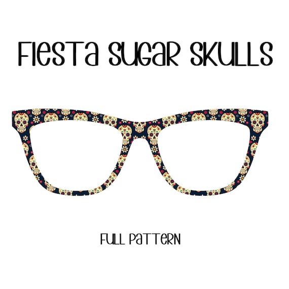 FIESTA SUGAR SKULLS Eyewear Toppers, comes with N52 magnets
