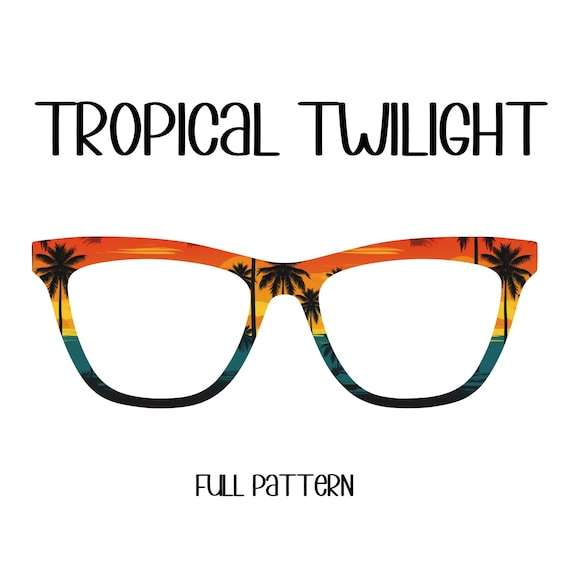 TROPICAL TWILIGHT Eyewear Toppers, comes with N52 magnets