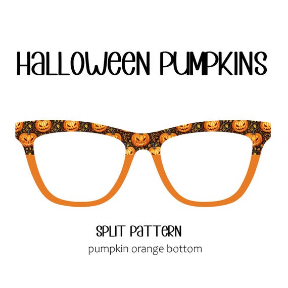 HALLOWEEN PUMPKINS Eyewear Toppers, comes with N52 magnets
