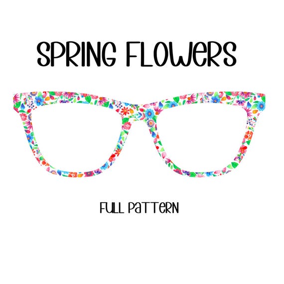 SPRING FLOWERS Eyewear Toppers, comes with n52 magnets