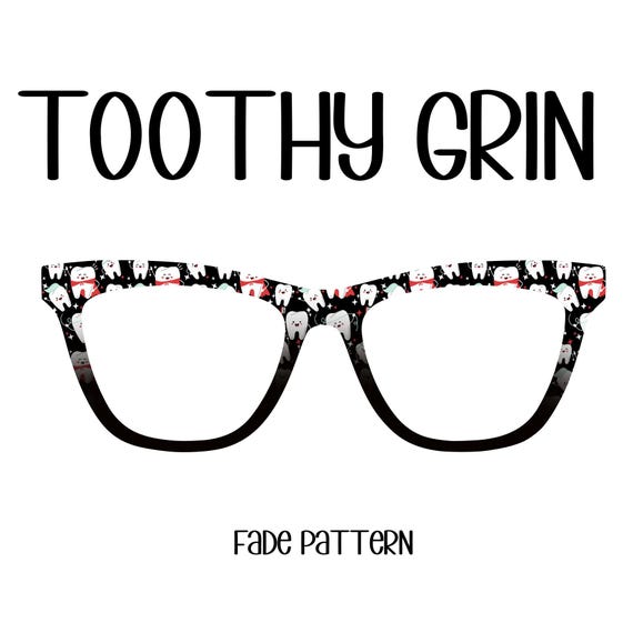 TOOTHY GRIN Eyewear Toppers, comes with N52 magnets