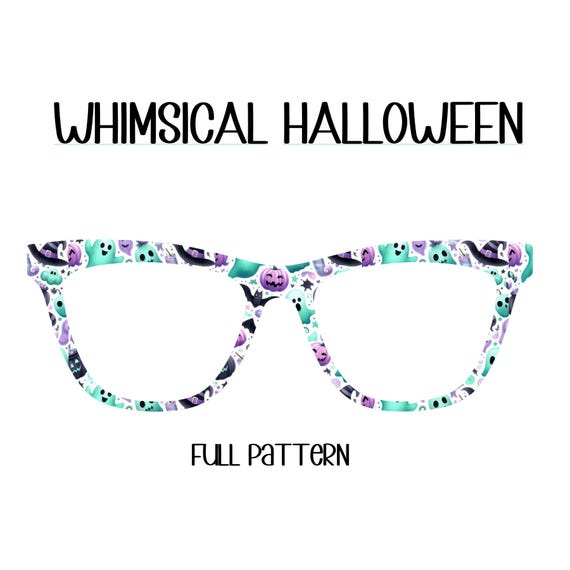 WHIMSICAL HALLOWEEN Eyewear Toppers, comes with N52 magnets