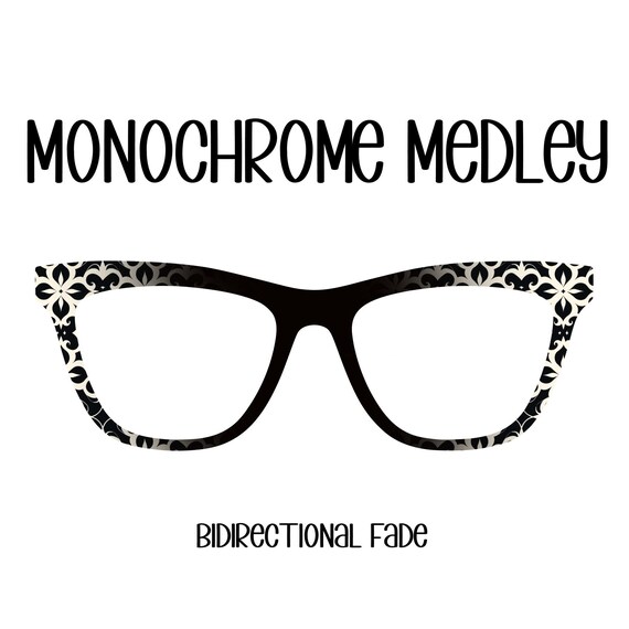 MONOCHROME MEDLEY Eyewear Toppers, comes with N52 magnets