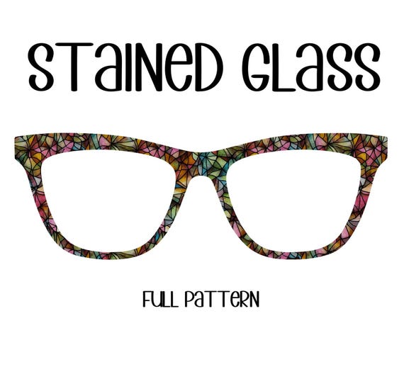 STAINED GLASS Eyewear Toppers, comes with N52 magnets