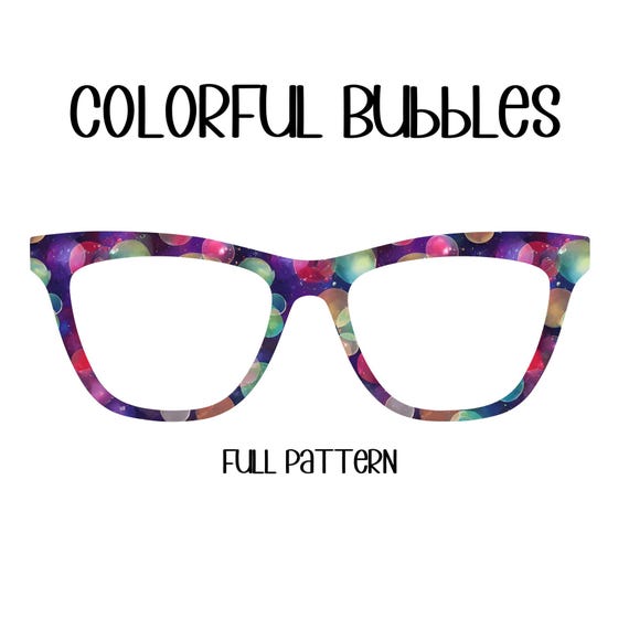 COLORFUL BUBBLES Eyewear Toppers, comes with N52 magnets