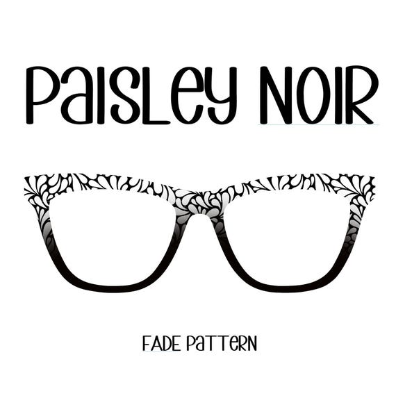 PAISLEY NOIR Eyewear Toppers, comes with N52 magnets