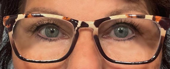 COWHIDE PRINT Eyewear Toppers, comes with N52 magnets
