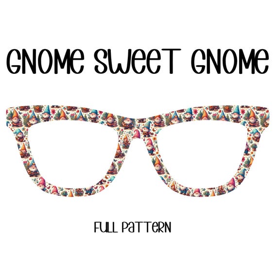GNOME SWEET GNOME Eyewear Toppers, comes with N52 magnets