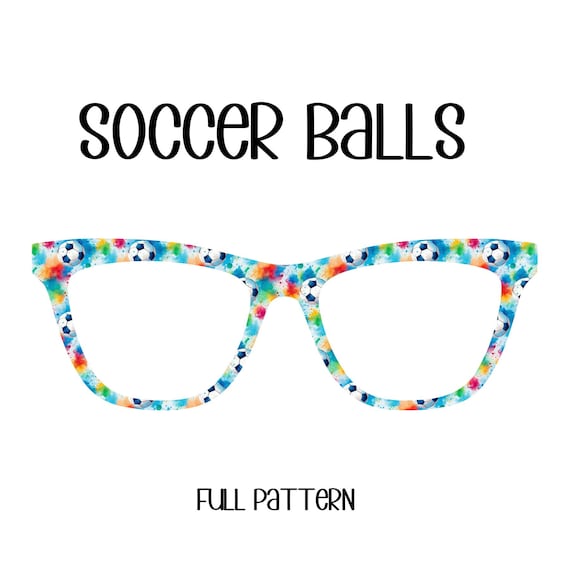 SOCCER BALLS Eyewear Toppers, comes with N52 magnets