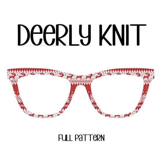 DEERLY KNIT Eyewear Toppers, comes with N52 magnets