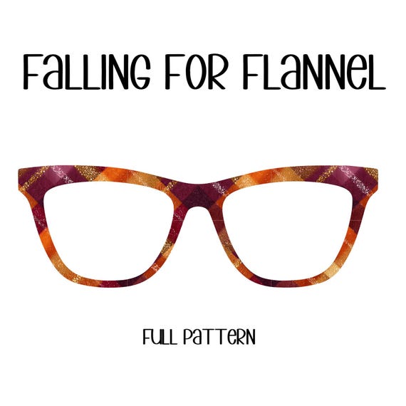 FALLING FOR FLANNEL Eyewear Toppers, comes with N52 magnets