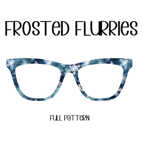 FROSTED FLURRIES Eyewear Toppers, comes with N52 magnets