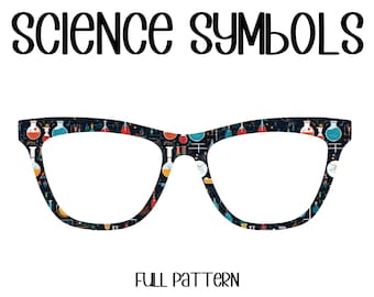 SCIENCE SYMBOLS Eyewear Toppers, comes with N52 magnets