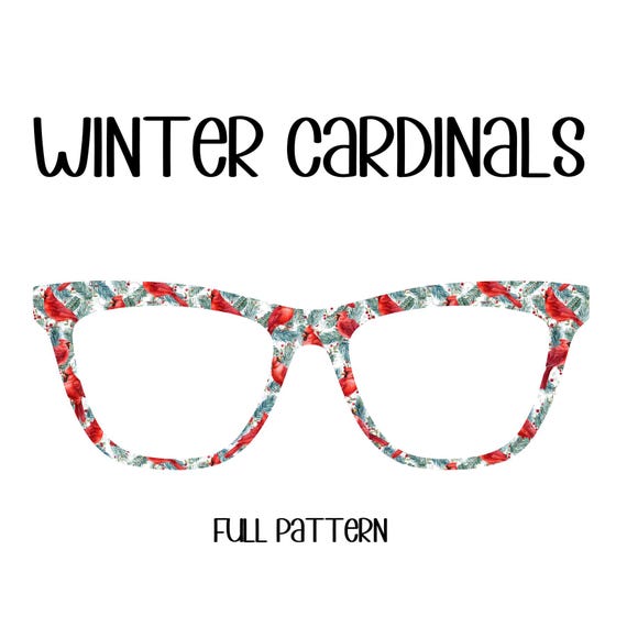 WINTER CARDINALS Eyewear Toppers, comes with N52 magnets