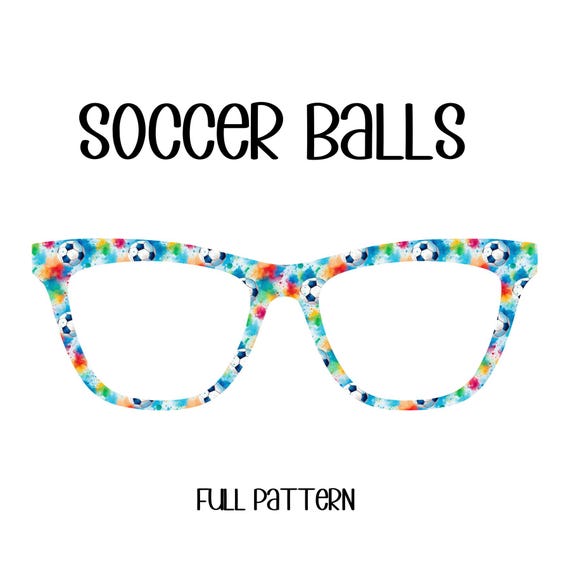 SOCCER BALLS Eyewear Toppers, comes with N52 magnets