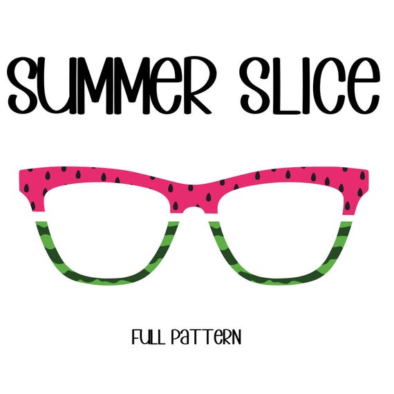 SUMMER SLICE Eyewear Toppers, comes with N52 magnets
