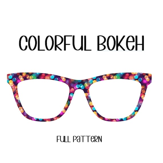 COLORFUL BOKEH Eyewear Toppers, comes with N52 magnets