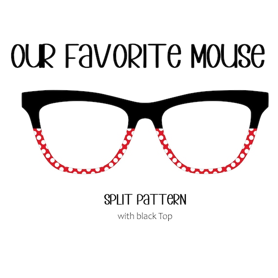 OUR FAVORITE MOUSE Eyewear Toppers, comes with N52 magnets