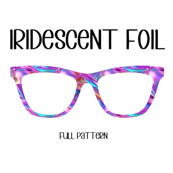 IRIDESCENT FOIL Eyewear Toppers, comes with N52 magnets