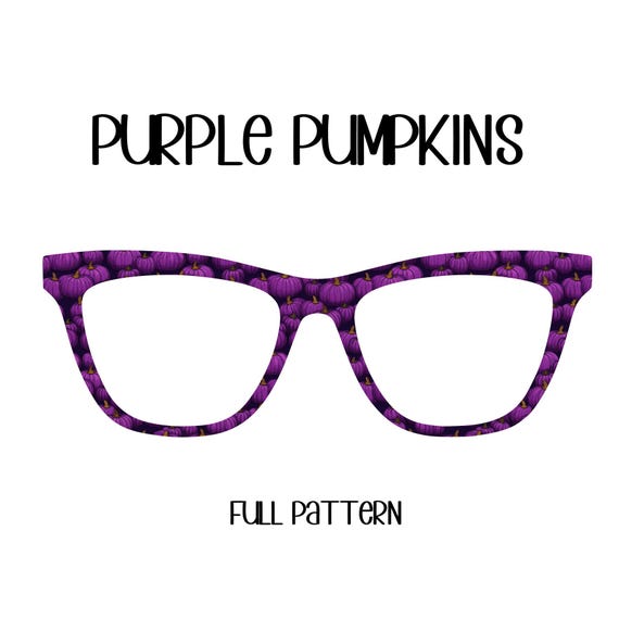 PURPLE PUMPKINS Eyewear Toppers, comes with N52 magnets