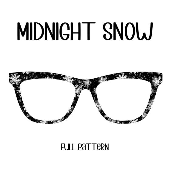 MIDNIGHT SNOW Eyewear Toppers, comes with N52 magnets