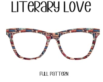 LITERARY LOVE Eyewear Toppers, comes with N52 magnets