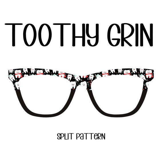 TOOTHY GRIN Eyewear Toppers, comes with N52 magnets