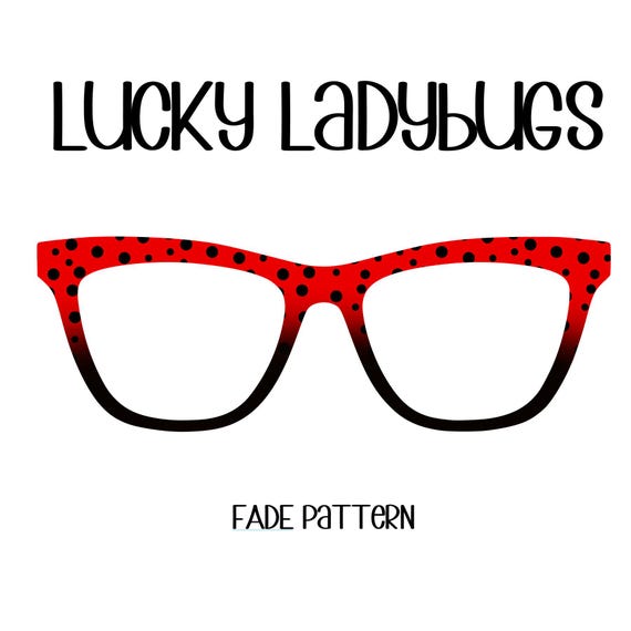 LUCKY LADYBUGS Eyewear Toppers, comes with N52 magnets