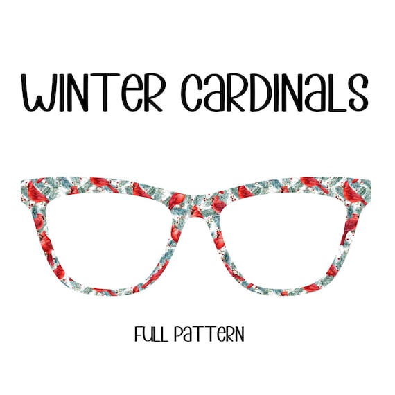 WINTER CARDINALS Eyewear Toppers, comes with N52 magnets